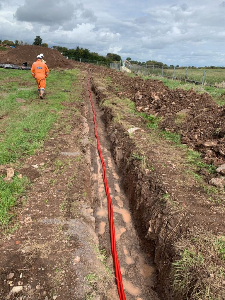 Underground cables electric